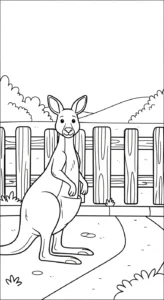 coloriage Parc zoologique et dessin a imprimer