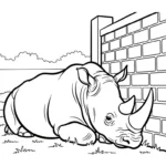 coloriage Parc zoologique gratuit pour enfants