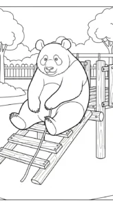 coloriage Parc zoologique d