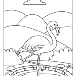 coloriage Parc zoologique et découpage à imprimer