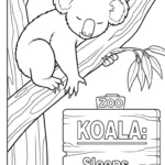 coloriage Parc zoologique pour enfant
