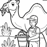 coloriage Parc zoologique gratuit