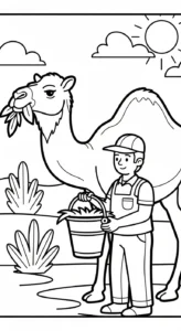 coloriage Parc zoologique gratuit