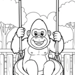 coloriage Parc zoologique pour primaire