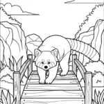 coloriage Parc zoologique de pour enfants