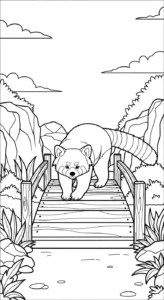 coloriage Parc zoologique de pour enfants
