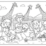 coloriage Parc zoologique à imprimer pour enfants
