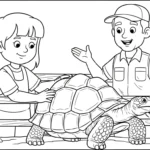 coloriage Parc zoologique a telecharger