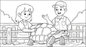 coloriage Parc zoologique a telecharger