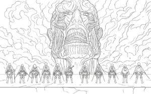coloriage Attack on Titan à imprimer pdf