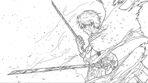 coloriage Attack on Titan pour enfants a imprimer