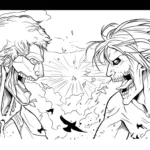 coloriage Attack on Titan pour enfant de 8 ans