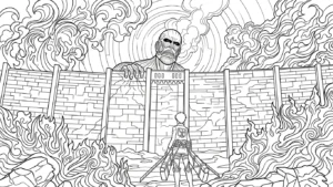 coloriage Attack on Titan en ligne