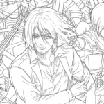 coloriage Attack on Titan à imprimer pdf