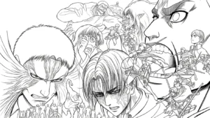 coloriage Attack on Titan pour enfant gratuit