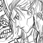 coloriage Attack on Titan a dessiner et imprimer