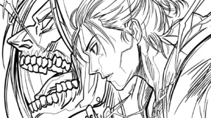 coloriage Attack on Titan a dessiner et imprimer