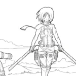 coloriage Attack on Titan gratuit à imprimer