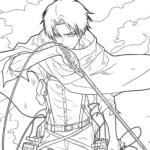 coloriage Attack on Titan à imprimer gratuit