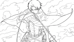 coloriage Attack on Titan à imprimer gratuit