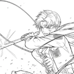 coloriage Attack on Titan gratuit