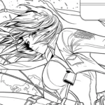 coloriage Attack on Titan a dessiner et imprimer