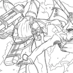 coloriage Attack on Titan a colorier en ligne