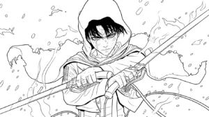 coloriage Attack on Titan gratuit