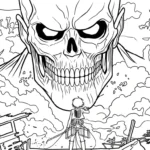 coloriage Attack on Titan a imprimer gratuit