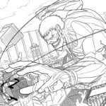 coloriage Attack on Titan à imprimer