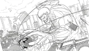 coloriage Attack on Titan à imprimer