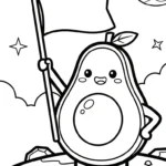 coloriage Avocat à imprimer gratuit
