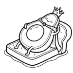 coloriage Avocat à imprimer pour enfant de 6 ans