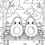 coloriage Avocat pour enfant de 8 ans