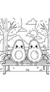 coloriage Avocat pour enfant de 8 ans