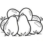 coloriage Avocat pour enfant de 2 ans