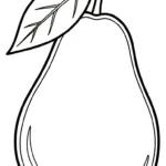 coloriage Avocat pour enfant de 5 ans