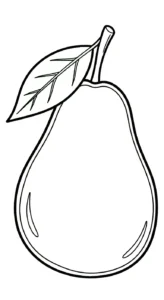 coloriage Avocat pour enfant de 5 ans