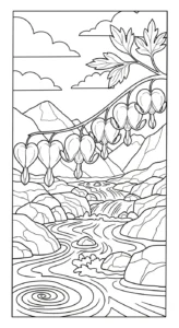 coloriage Cœur de Marie à imprimer gratuit