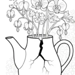 coloriage Cœur de Marie à imprimer pdf gratuit
