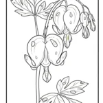coloriage Cœur de Marie à imprimer a4