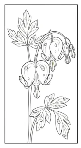 coloriage Cœur de Marie à imprimer a4