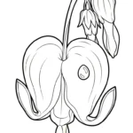 coloriage Cœur de Marie à imprimer pdf