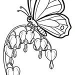 coloriage Cœur de Marie gratuit à imprimer
