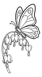 coloriage Cœur de Marie gratuit à imprimer