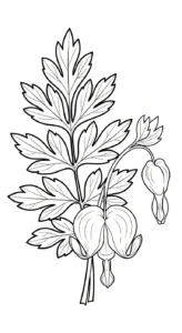coloriage Cœur de Marie à imprimer a4