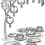 coloriage Cœur de Marie en ligne pour enfant