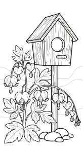 coloriage Cœur de Marie en ligne pour enfant
