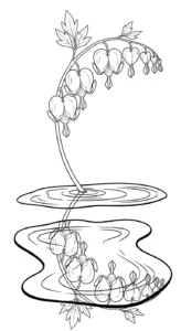 coloriage Cœur de Marie pour enfant de 4 ans