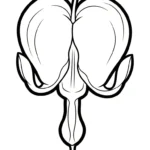 coloriage Cœur de Marie à imprimer pour enfant de 3 ans